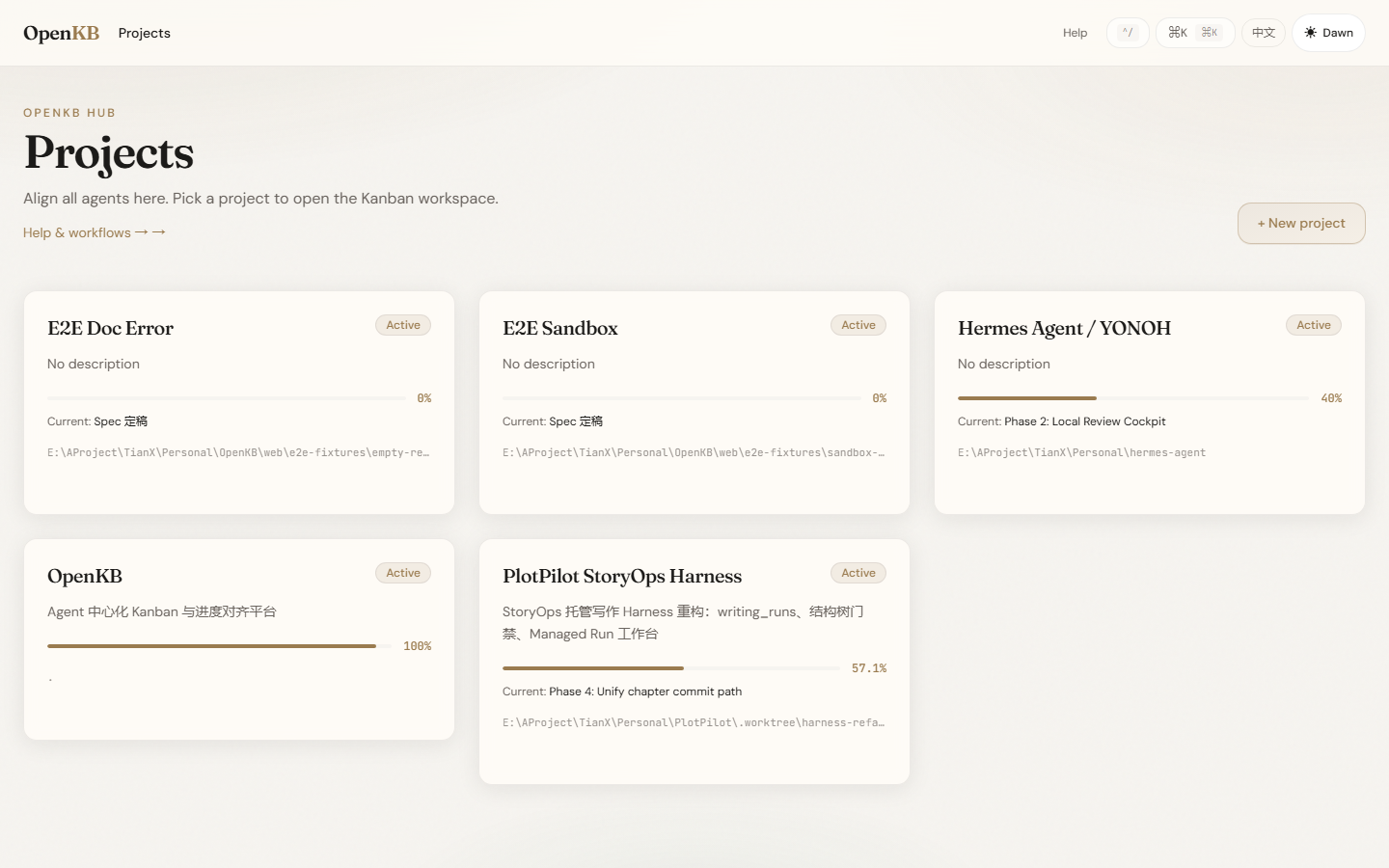 OpenKB project hub
